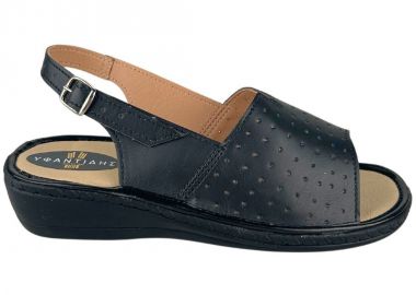 Πέδιλα γυναικεία | Ανατομικά | Υφαντίδης | 120017 | Μαύρο - Υφαντίδης - 